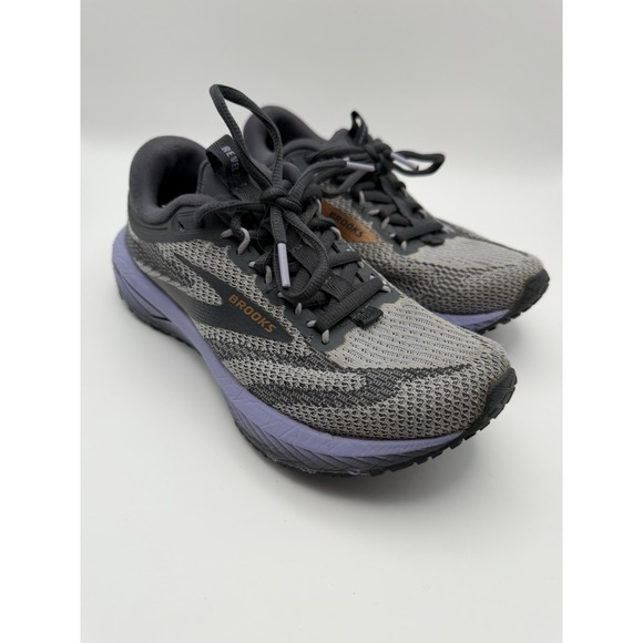 Brooks Shoes - Brooks Revel 7 Women's Size 5.5 Gray Purple Running Shoes Athletic Cushioned